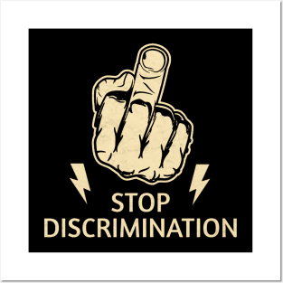 Stop discrimination sd1 Posters and Art